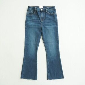 Frame Denim Women's Cropped Blue Jeans
